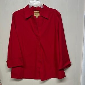 Taylor Red Button Down Shirt